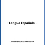 Solucionario Lengua Española I
