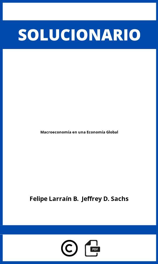 Solucionario Macroeconomía en una Economía Global
