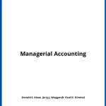 Solucionario Managerial Accounting