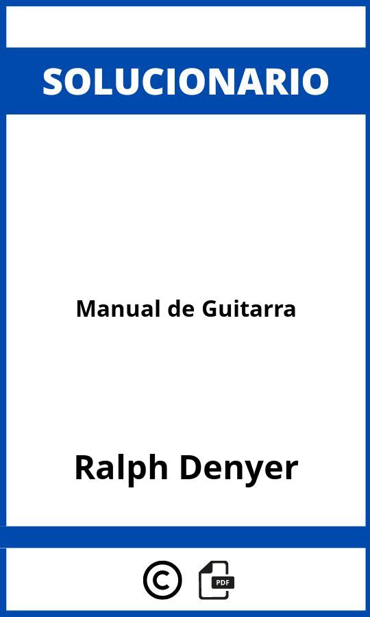 Solucionario Manual de Guitarra