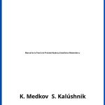 Solucionario Manual de la Teoría de Probabilidades y Estadística Matemática