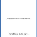 Solucionario Manual de Pocedimientos de Laboratorio en Ténicas Básicas de Hematología