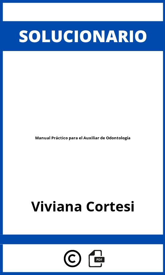 Solucionario Manual Práctico para el Auxiliar de Odontología