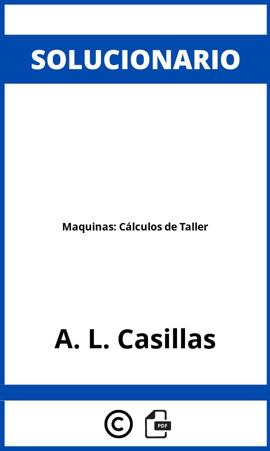 Solucionario Maquinas: Cálculos de Taller