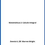 Solucionario Matemáticas 2: Calculo Integral