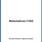 Solucionario Matemáticas 2 ESO