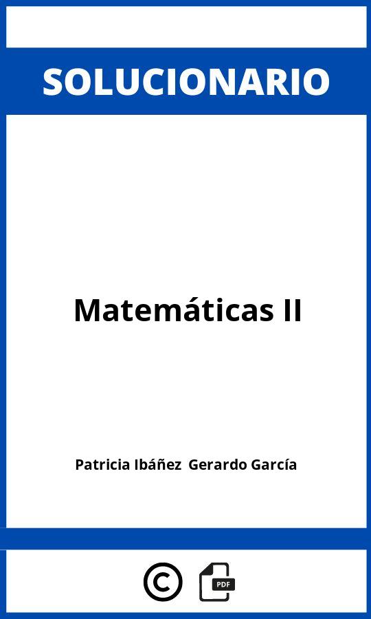 Solucionario Matemáticas II