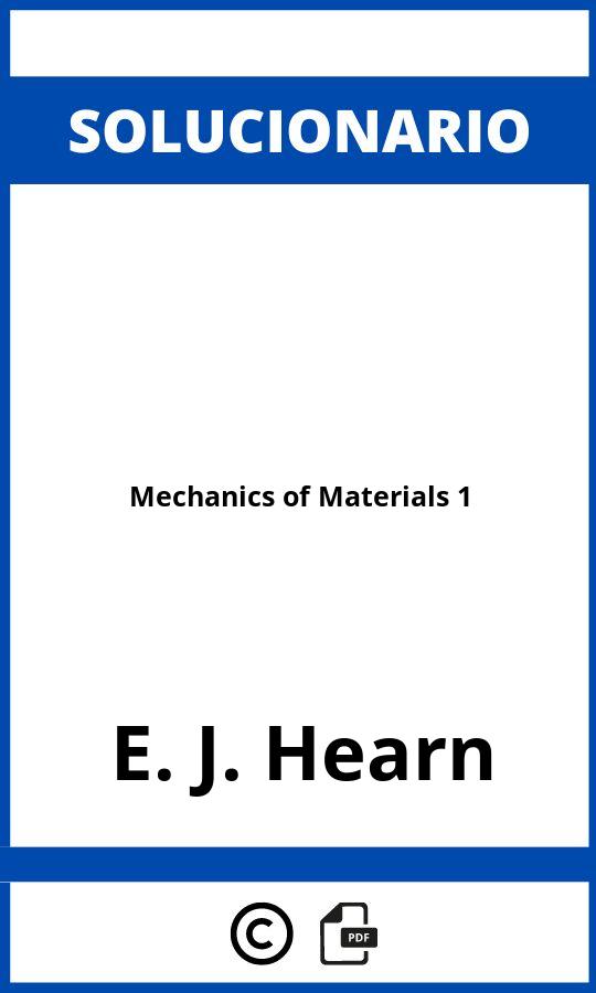 Solucionario Mechanics of Materials 1