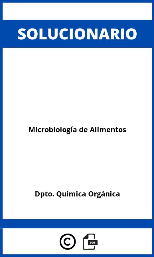 Solucionario Microbiología de Alimentos