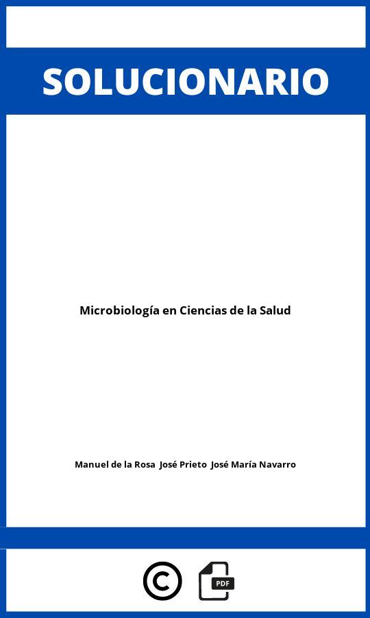 Solucionario Microbiología en Ciencias de la Salud