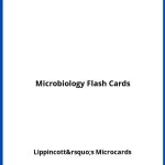 Solucionario Microbiology Flash Cards