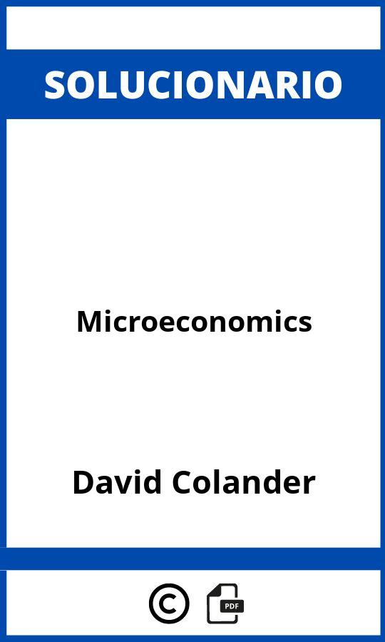 Solucionario Microeconomics