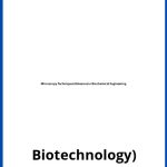 Solucionario Microscopy Techniques (Advances in Biochemical Engineering