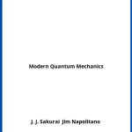 Solucionario Modern Quantum Mechanics