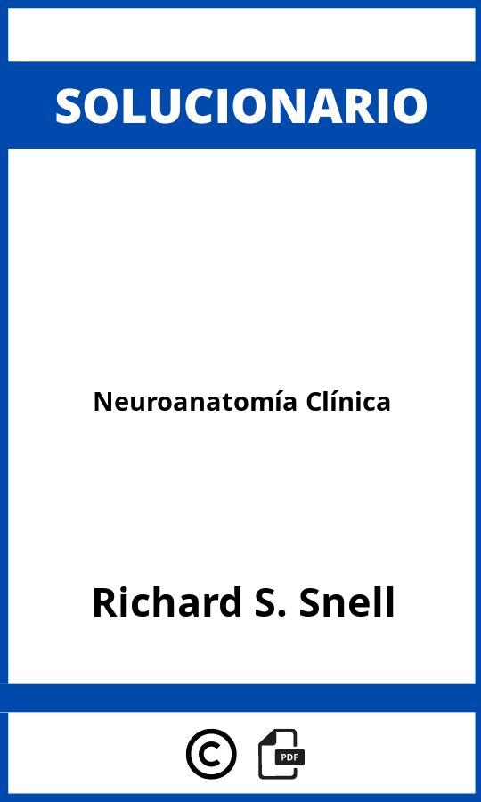 Solucionario Neuroanatomía Clínica
