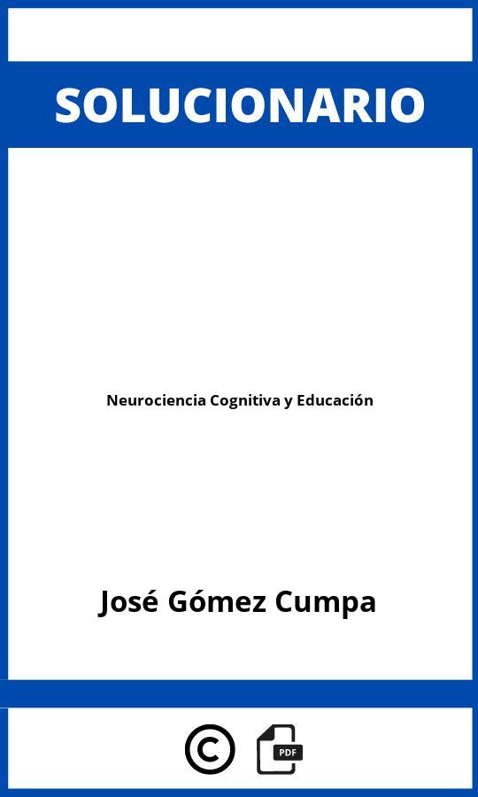Solucionario Neurociencia Cognitiva y Educación