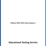 Solucionario Official TOEFL iBT® Tests Volume 2