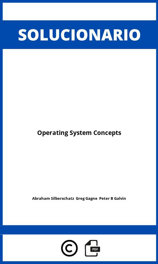 Solucionario Operating System Concepts