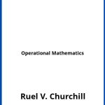 Solucionario Operational Mathematics
