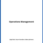 Solucionario Operations Management