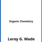 Solucionario Organic Chemistry