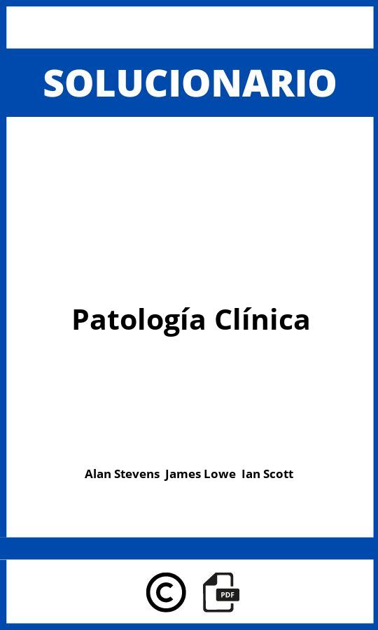 Solucionario Patología Clínica