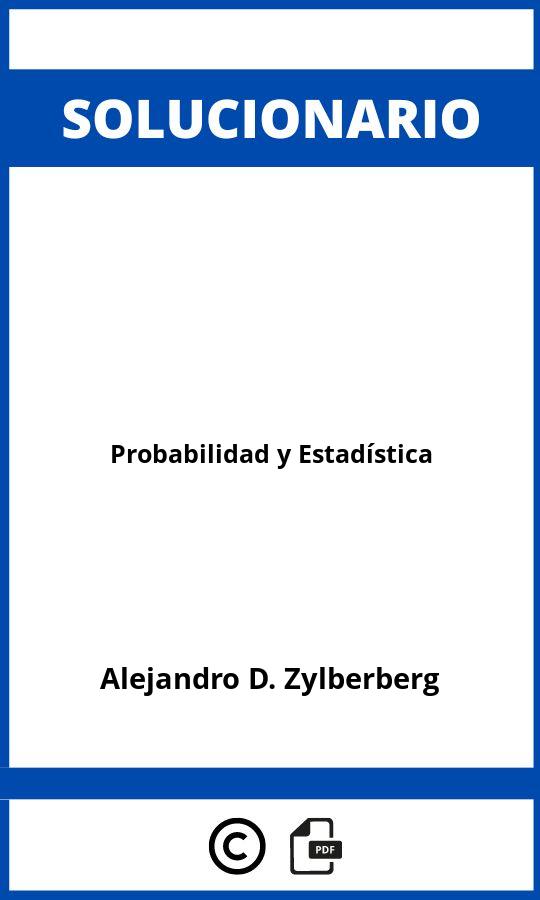 Solucionario Probabilidad y Estadística