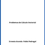 Solucionario Problemas de Cálculo Vectorial