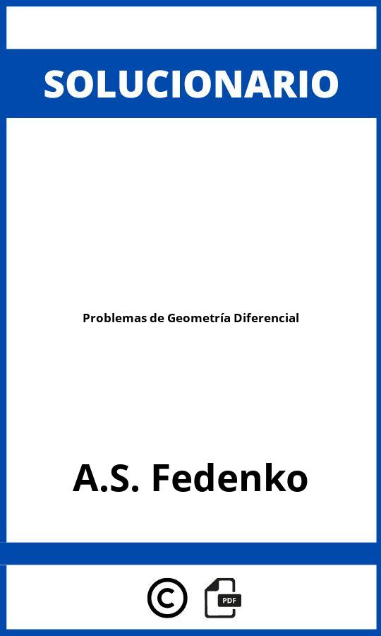 Solucionario Problemas de Geometría Diferencial