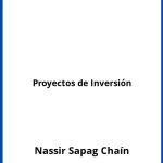 Solucionario Proyectos de Inversión