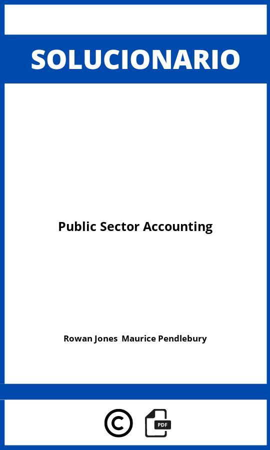 Solucionario Public Sector Accounting