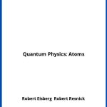 Solucionario Quantum Physics: Atoms
