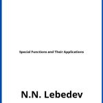 Solucionario Special Functions and Their Applications