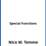 Solucionario Special Functions
