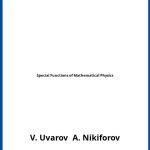 Solucionario Special Functions of Mathematical Physics
