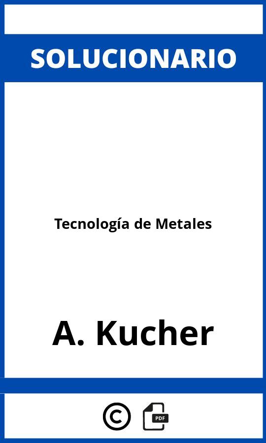 Solucionario Tecnología de Metales