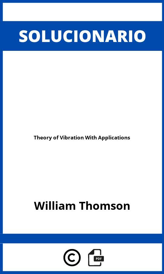 Solucionario Theory of Vibration With Applications