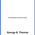 Solucionario Thomas’ Calculus (SI Units)