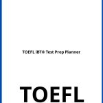 Solucionario TOEFL iBT® Test Prep Planner