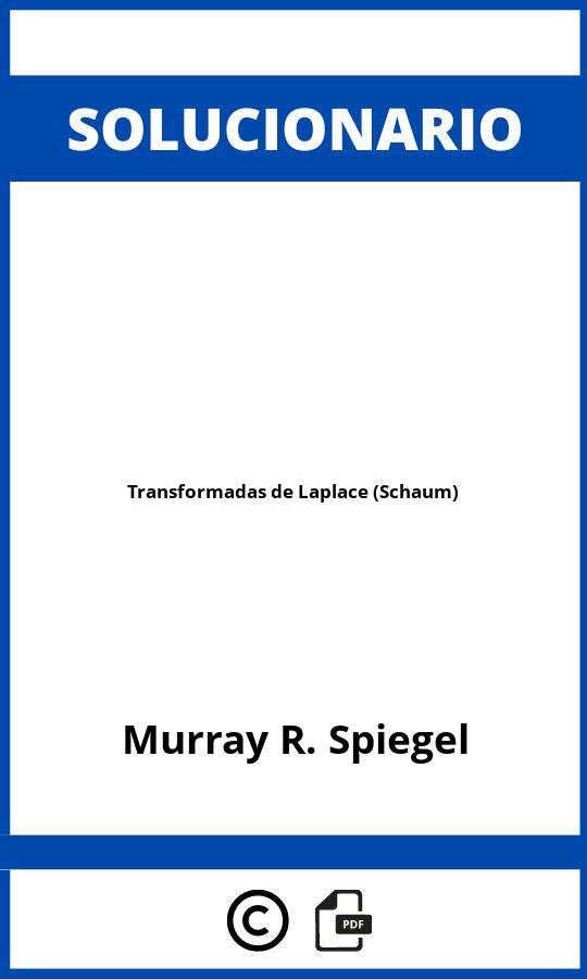 Solucionario Transformadas de Laplace (Schaum)
