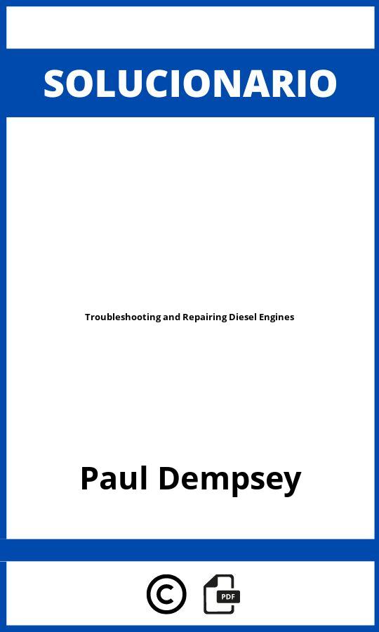 Solucionario Troubleshooting and Repairing Diesel Engines