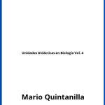 Solucionario Unidades Didácticas en Biología Vol. 4